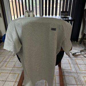 Kith Light Gray box Logo Short Sleeve Tee